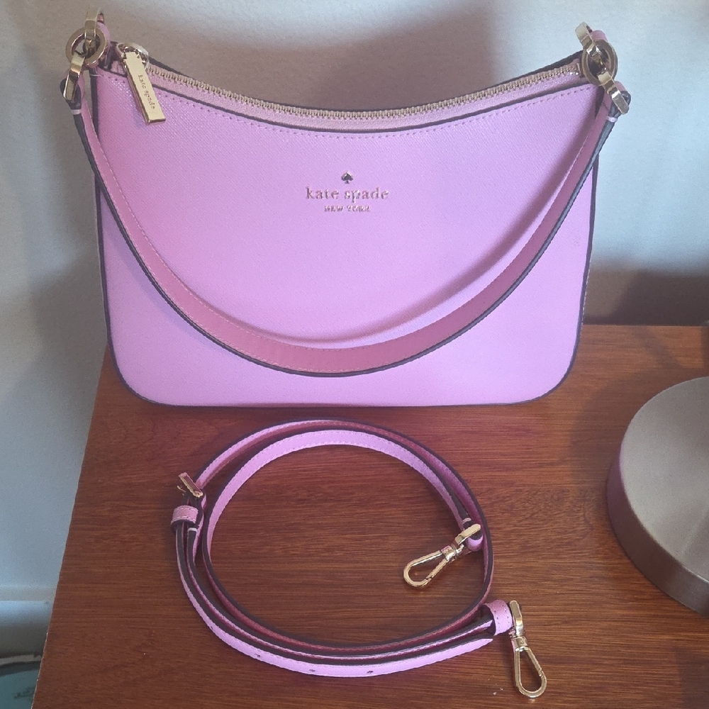 Kate Spade Lavender Purple Margot Convertible Crossbody Bag. Barely Used - Picture 3 of 8
